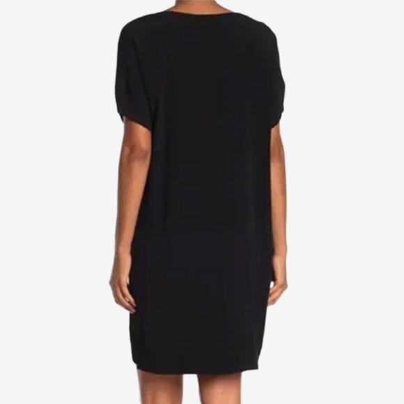 Madewell Novel Shift Dress Small Black Casual Minimalist Elevated Basic Summer - Picture 4 of 4